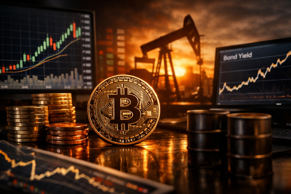 Bitcoin Struggles Amid Rising Yields and Oil Prices: What Lies Ahead? – featured image