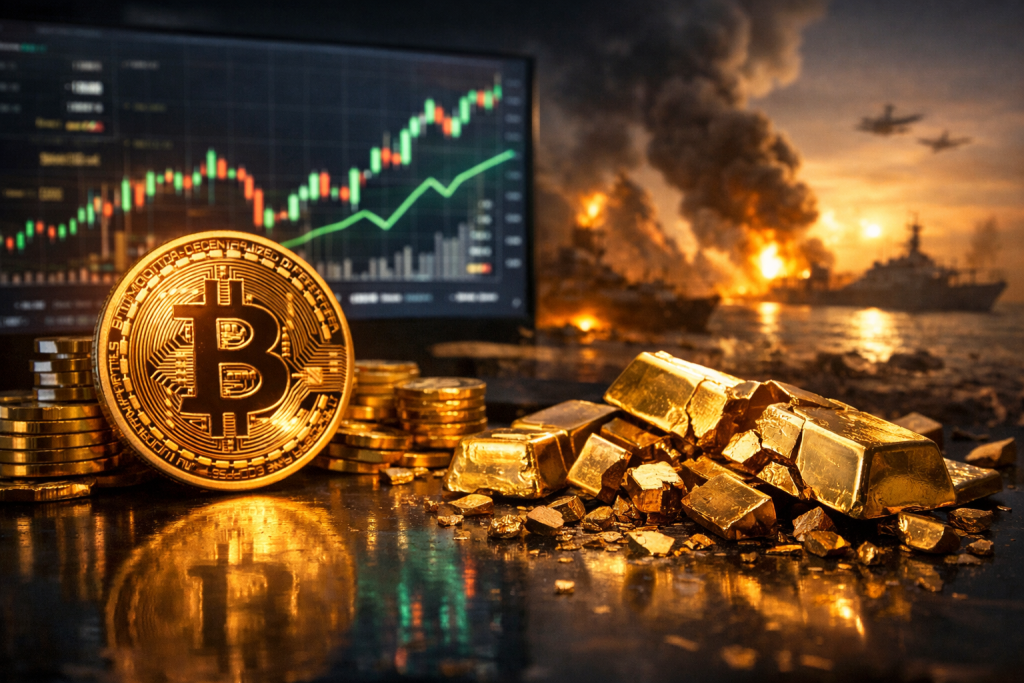 Bitcoin Surges as Gold Plummets Amidst Rising Geopolitical Tensions – featured image