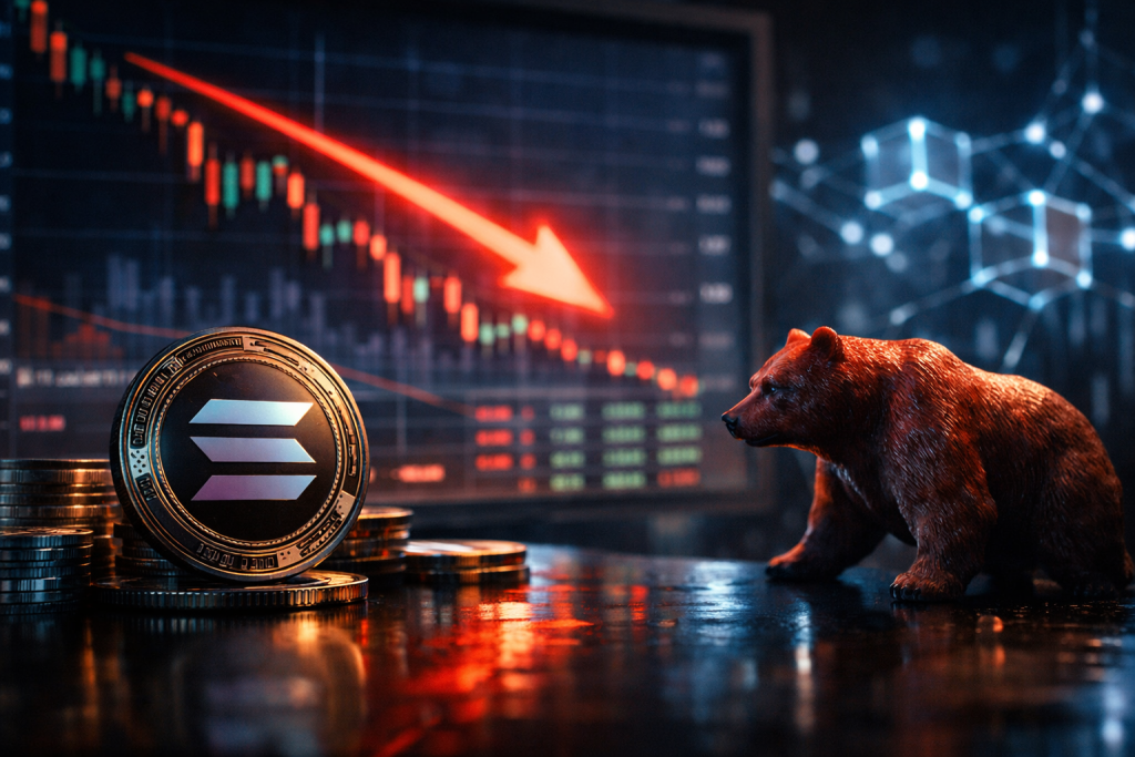 Solana (SOL) Faces Pressure as Bearish Patterns Emerge Solana (SOL) Faces Pressure as Bearish Patterns Emerge – featured image