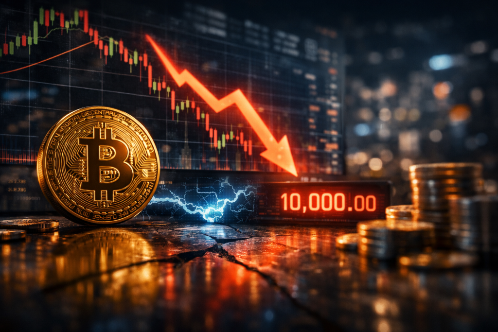 Analyst Warns of Bitcoin's Risky Plunge to $10,000 Without Reclaiming $75,000 – featured image