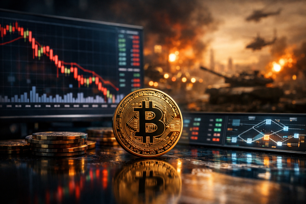 Bitcoin Struggles Beneath $73,000 as Geopolitical Tensions Persist – featured image