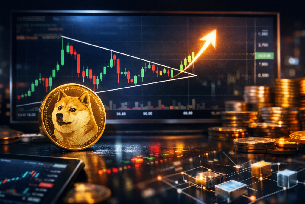 Dogecoin Faces Potential Triangle Breakout: Analyst Predicts 30% Price Move Ahead – featured image