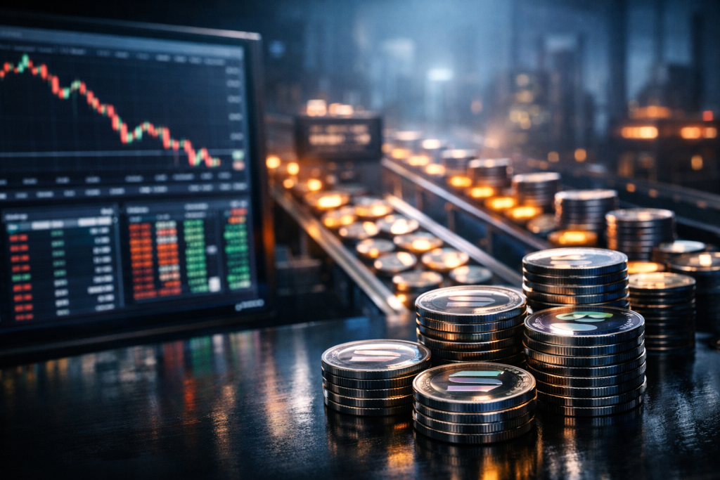 Solana Struggles as 1.4 Million Tokens Flood Exchanges – featured image