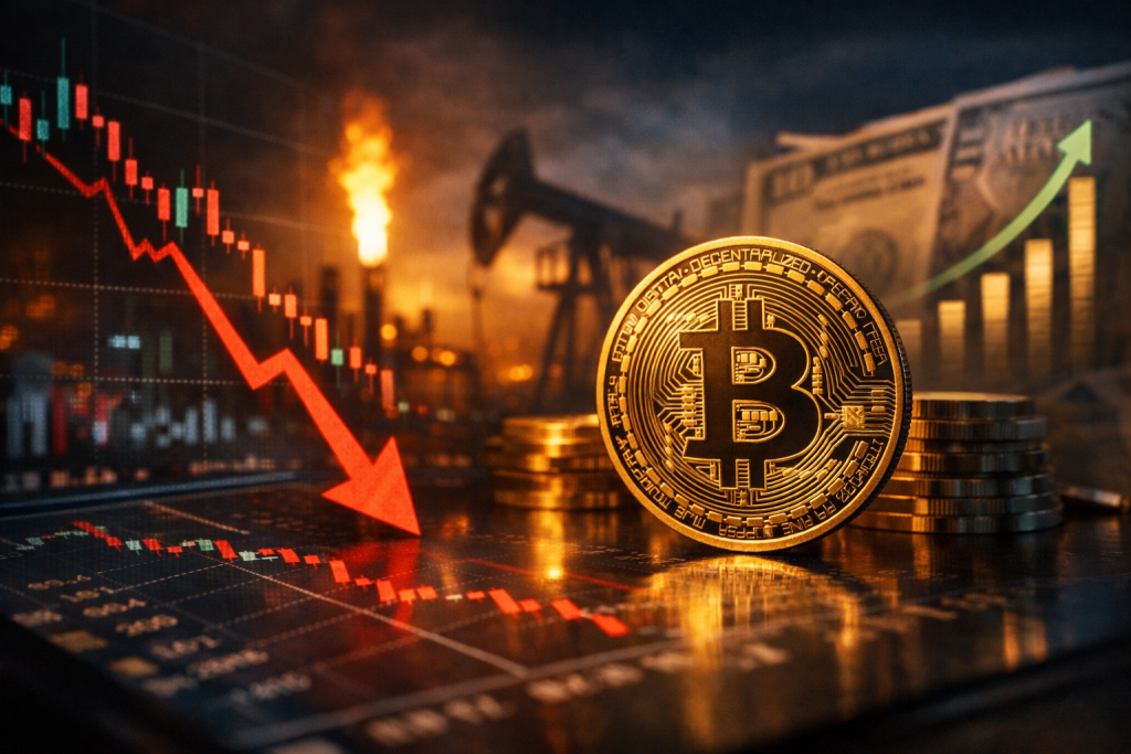 Bitcoin Dips Below $77,000 Amid Oil Shock and Rising Treasury Yields Bitcoin Dips Below $77,000 Amid Oil Shock and Rising Treasury Yields – featured image