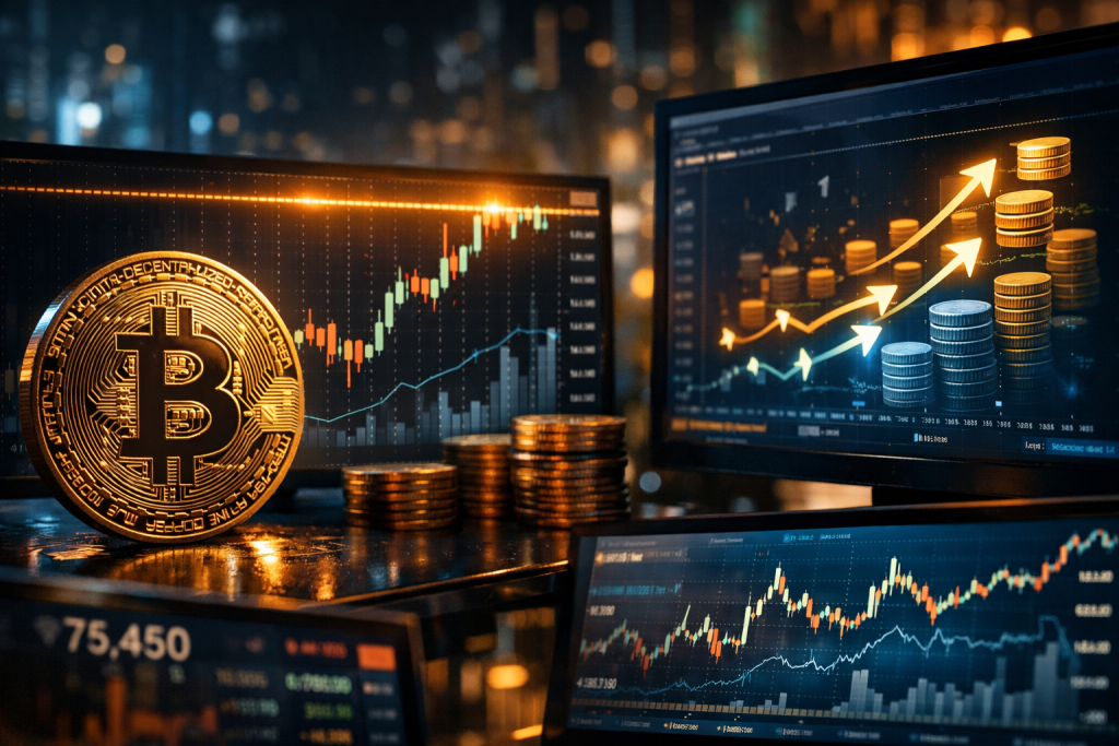 Bitcoin Faces Critical Moment Above $75,000 as Fund Flow Ratio Signals Key Historical Patterns Bitcoin Faces Critical Moment Above $75,000 as Fund Flow Ratio Signals Key Historical Patterns – featured image
