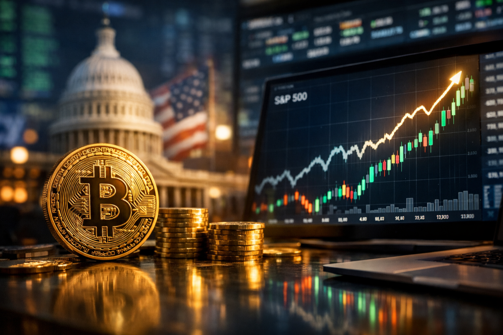 Bitcoin Surges Past $78,000 as Senate Approves Clarity Act Hurdle and S&P 500 Hits New Highs – featured image