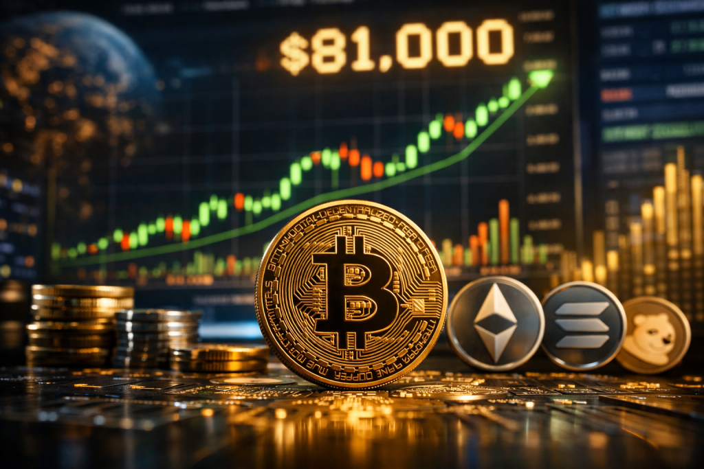 Bitcoin Surges Past $81,000 Amidst Bullish Sentiment in the Market – featured image