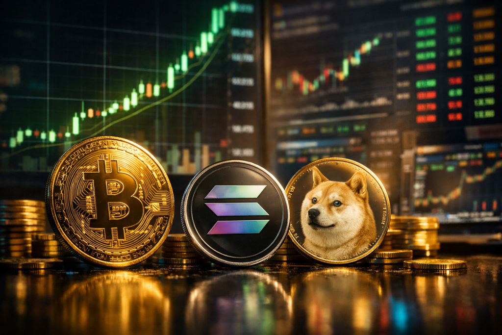 Bitcoin Surpasses $82,000: SOL and DOGE Surge Amid Market Speculation – featured image