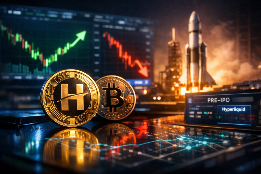 HYPE Surges 7% Amid Bitcoin Decline as SpaceX Pre-IPO Hits Hyperliquid – featured image