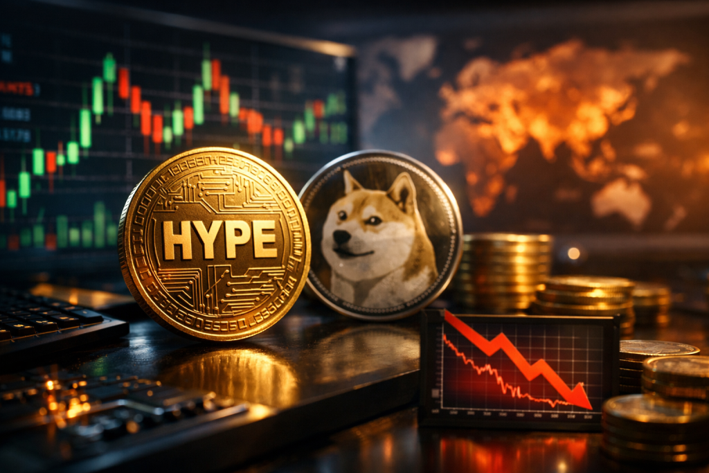 Market Shakeup: HYPE Surges Past Dogecoin Amid Geopolitical Tensions – featured image