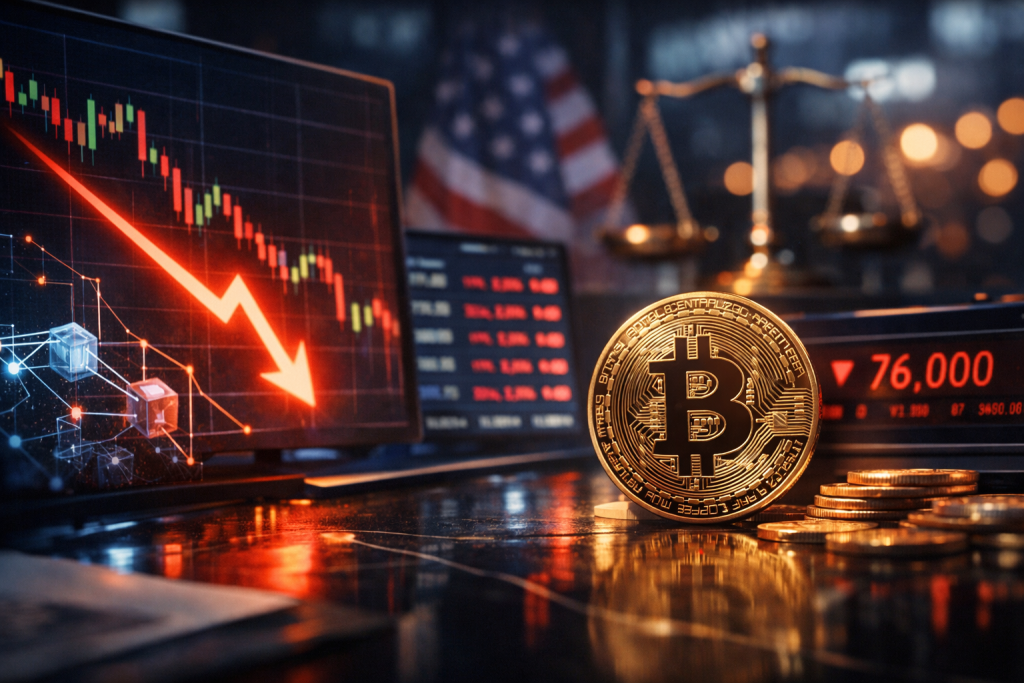 SEC Delays Crypto Stock Plans: Bitcoin Dips Below $76,000 – featured image