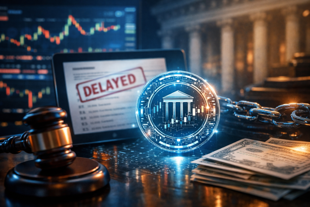 SEC Postpones Decision on Tokenized Stock Exemption Amid Ownership Concerns SEC Postpones Decision on Tokenized Stock Exemption Amid Ownership Concerns – featured image