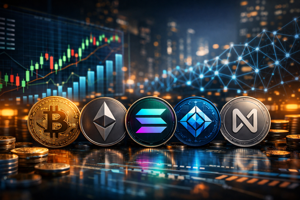 Top 5 Cryptos Poised for a Market Rally: Bitcoin, Ethereum, Solana, Hyperliquid, and NEAR – featured image