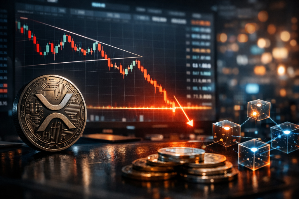 XRP Faces Pressure as Price Dips Below $1.35 Following Triangle Breakdown – featured image