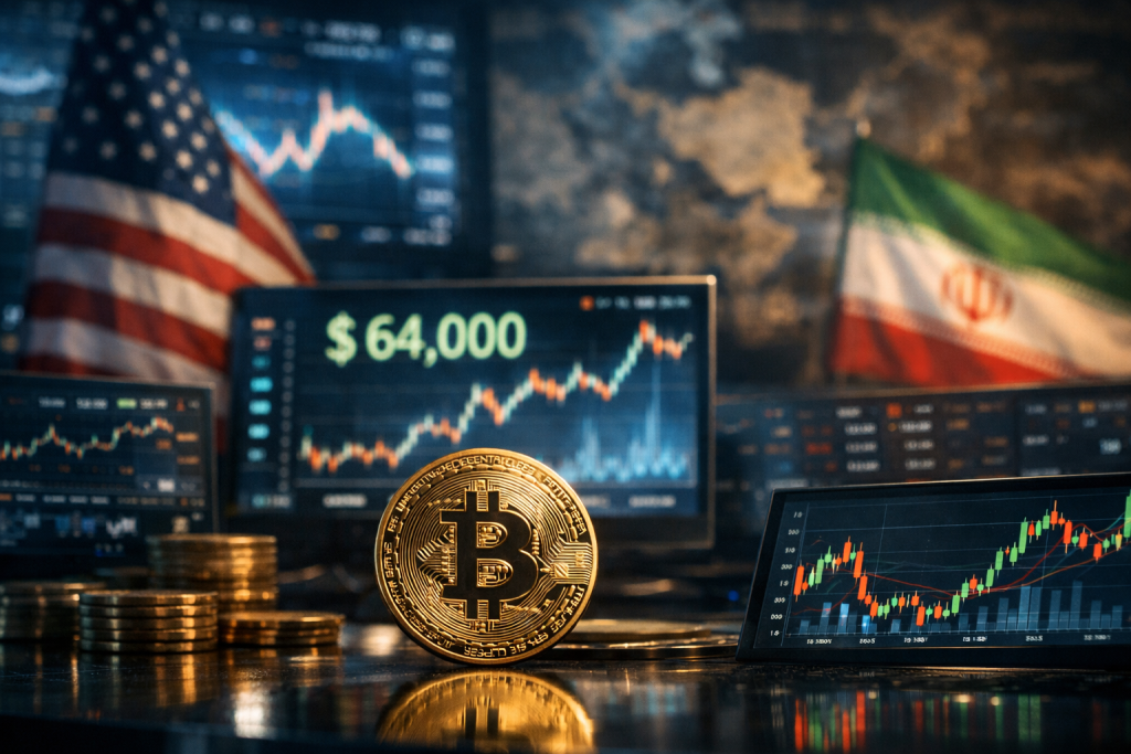 Bitcoin Steady Near $64,000 Amid US-Iran Negotiations, Crypto Markets Remain Unmoved – featured image