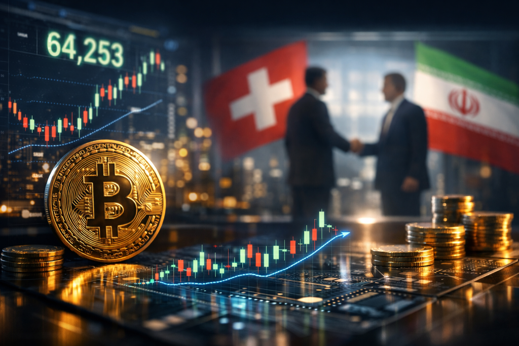 Bitcoin Surges Past $64K Amid US-Iran Negotiations – featured image