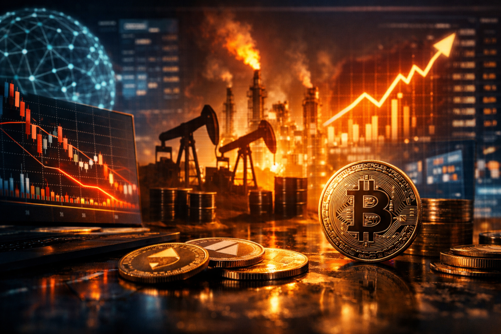 Cryptocurrency Market Faces Pressure as Oil Prices Surge 3% – featured image