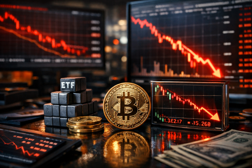 Spot Bitcoin ETFs Face Record Losses Amid Market Turmoil – featured image