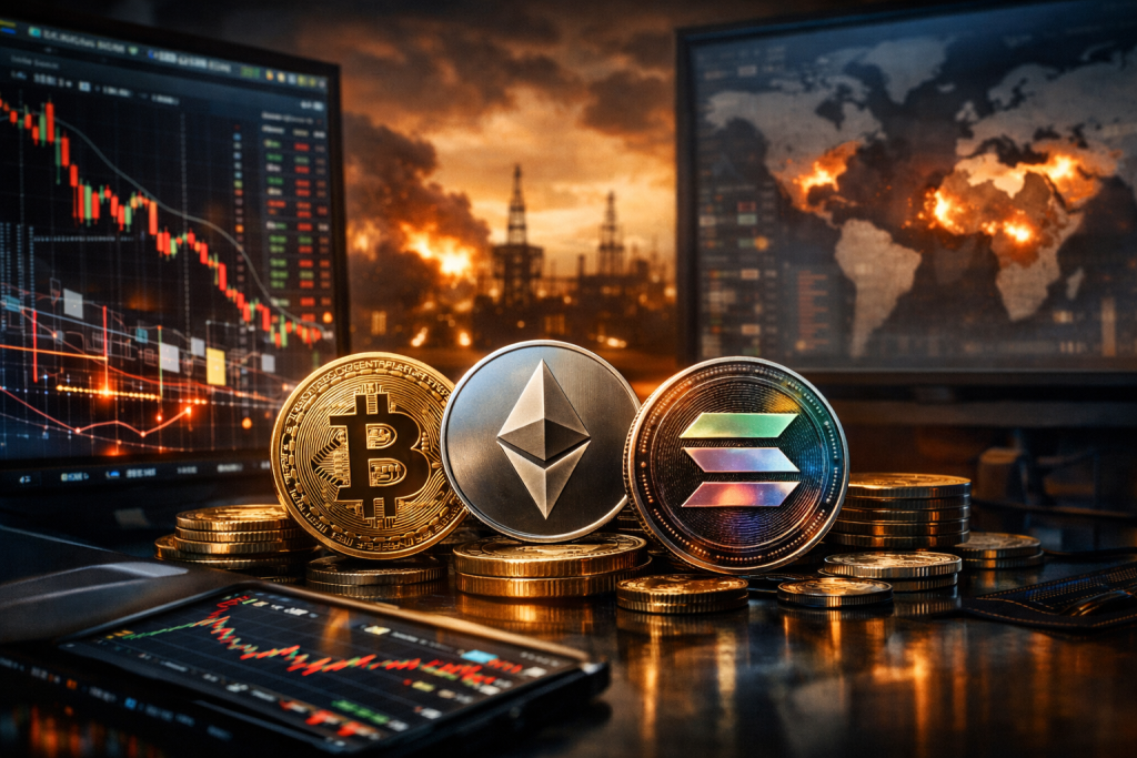 Traders Brace for Impact as Bitcoin, Ether, and Solana See Profit-Taking Amid Iran Deal Uncertainty Traders Brace for Impact as Bitcoin, Ether, and Solana See Profit-Taking Amid Iran Deal Uncertainty – featured image