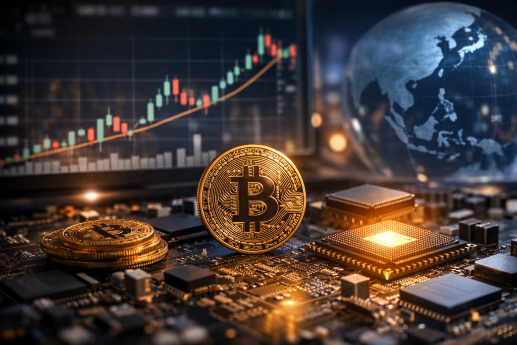 Bitcoin Climbs to Nearly $64,000 Amid Chip Rally and Yen Strength – featured image
