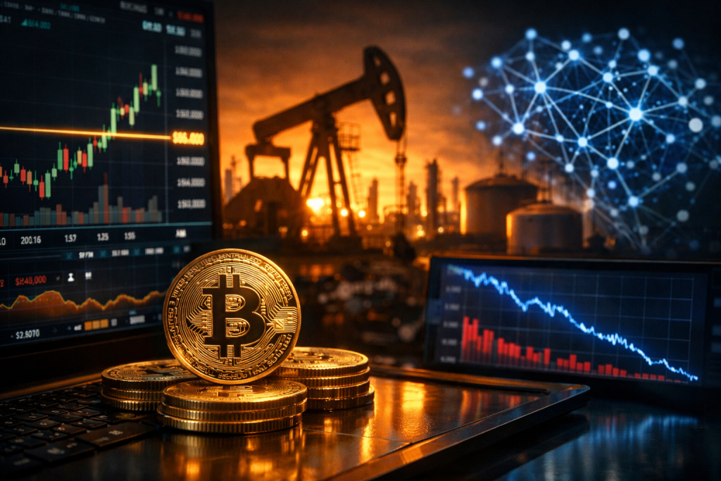 Bitcoin Holds Steady as Oil Prices Surge and Kimi AI Decline Persists – featured image