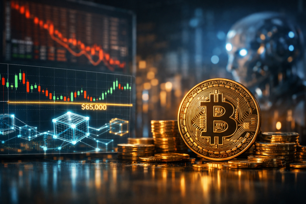 Bitcoin Steadies at $65,000 Amidst Massive AI Market Selloff – featured image