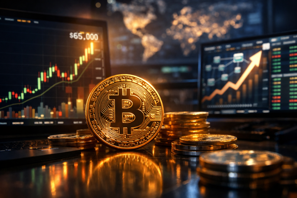Bitcoin Surges Past $65,000 Amid Easing US-Iran Tensions – featured image