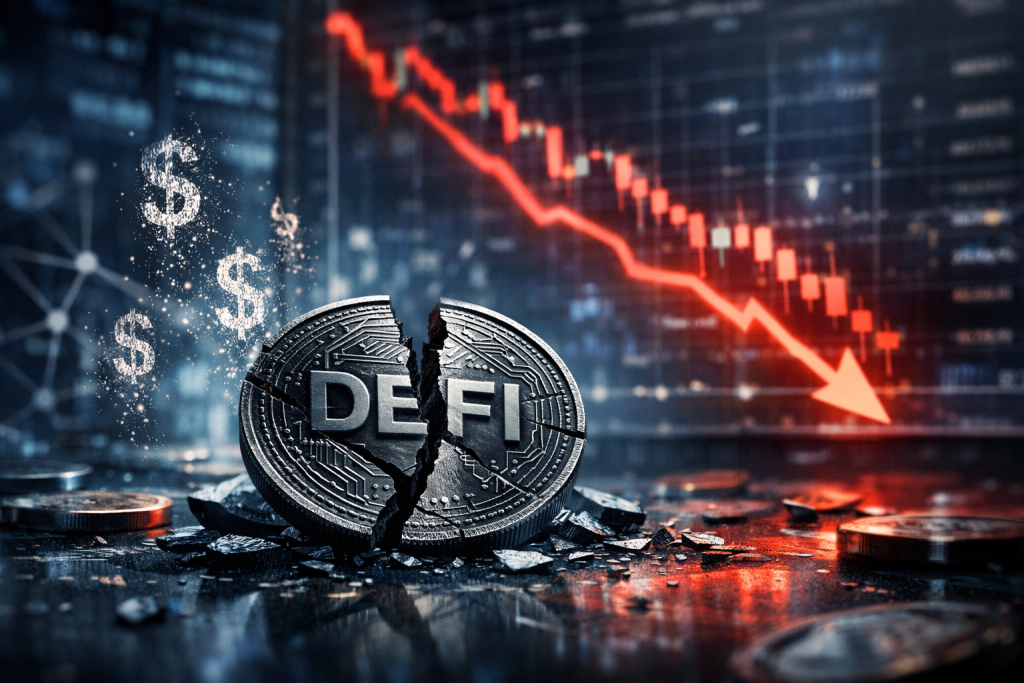 DeFi Market Faces Significant Contraction as $43.4B Disappears in H1 2026 – featured image