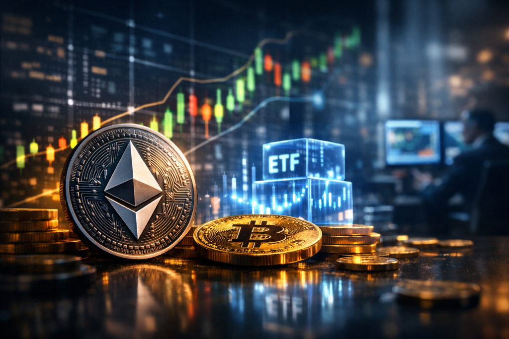 Ether Surpasses Bitcoin as ETF Inflows Surge from BlackRock Fund – featured image