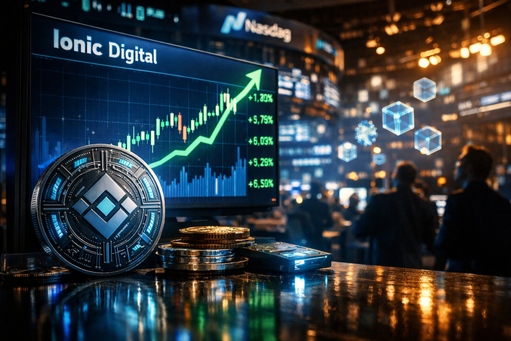 Ionic Digital Soars 26% on Nasdaq Debut – featured image