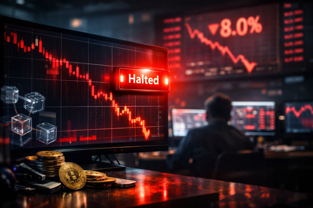 KOSPI Trading Suspended Following Dramatic 8% Drop – featured image