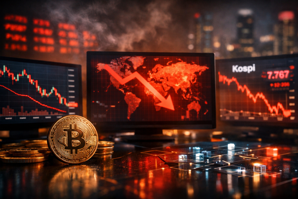 Market Turbulence: Bitcoin Dips Amidst Global Economic Unrest – featured image