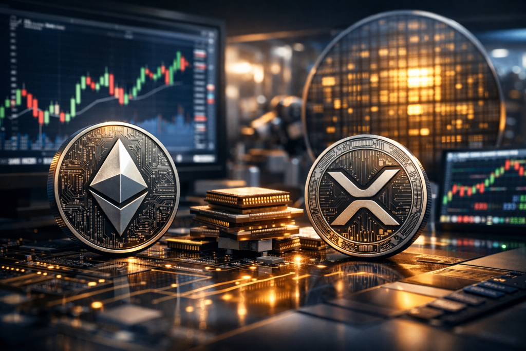 Market Watch: Ether and XRP Hold Steady Amid Samsung's Profit Surge – featured image