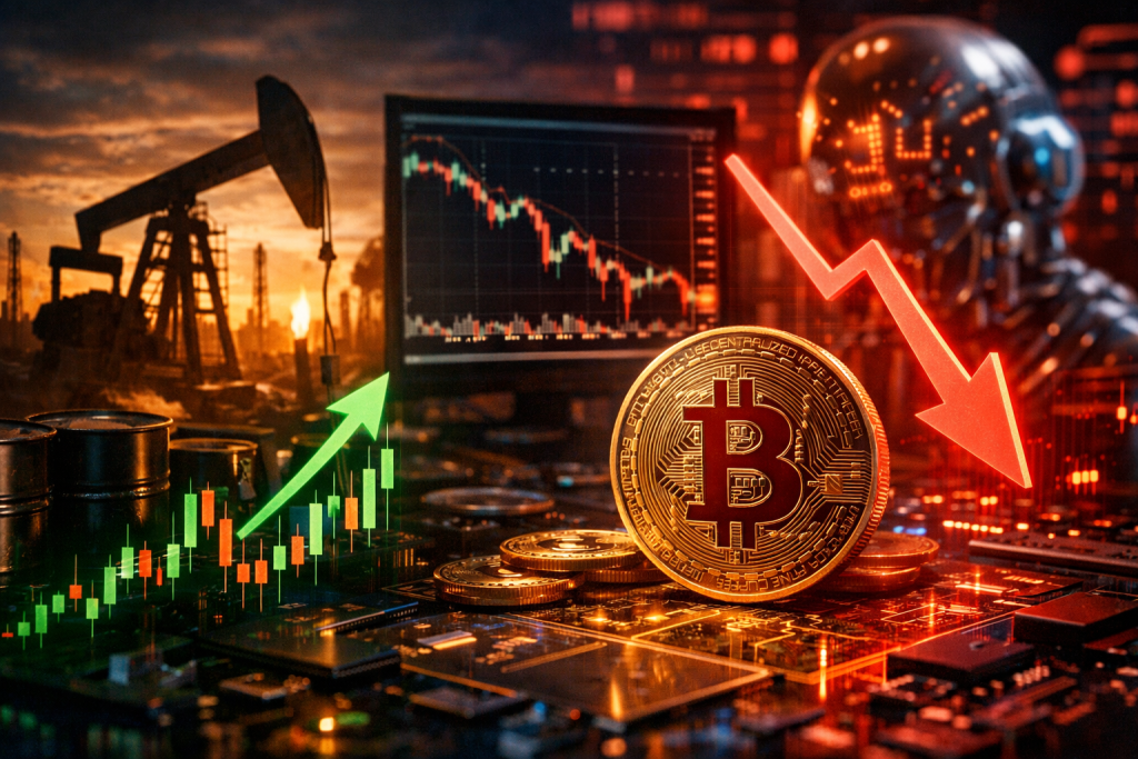 Oil Prices Rebound as AI Market Struggles Weigh on Bitcoin Oil Prices Rebound as AI Market Struggles Weigh on Bitcoin – featured image