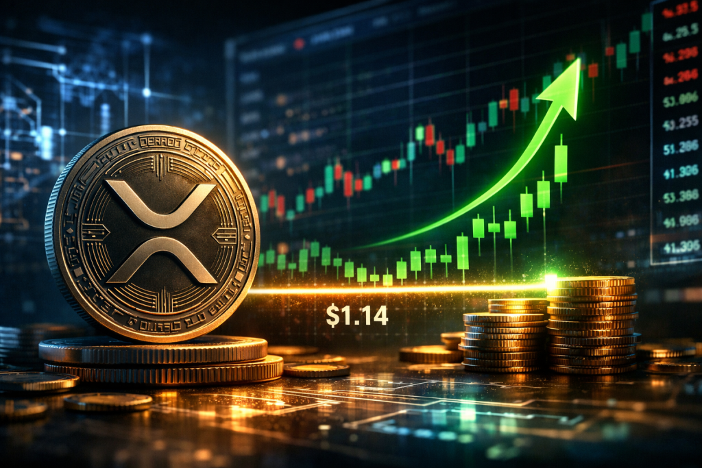 XRP Surges 3% as $1.14 Breakout Strengthens Support Level XRP Surges 3% as $1.14 Breakout Strengthens Support Level – featured image