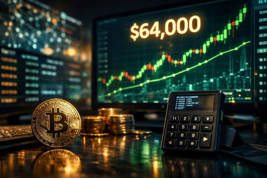 Bitcoin Approaches $64,000 as Market Reacts to Coldcard Developments – featured image
