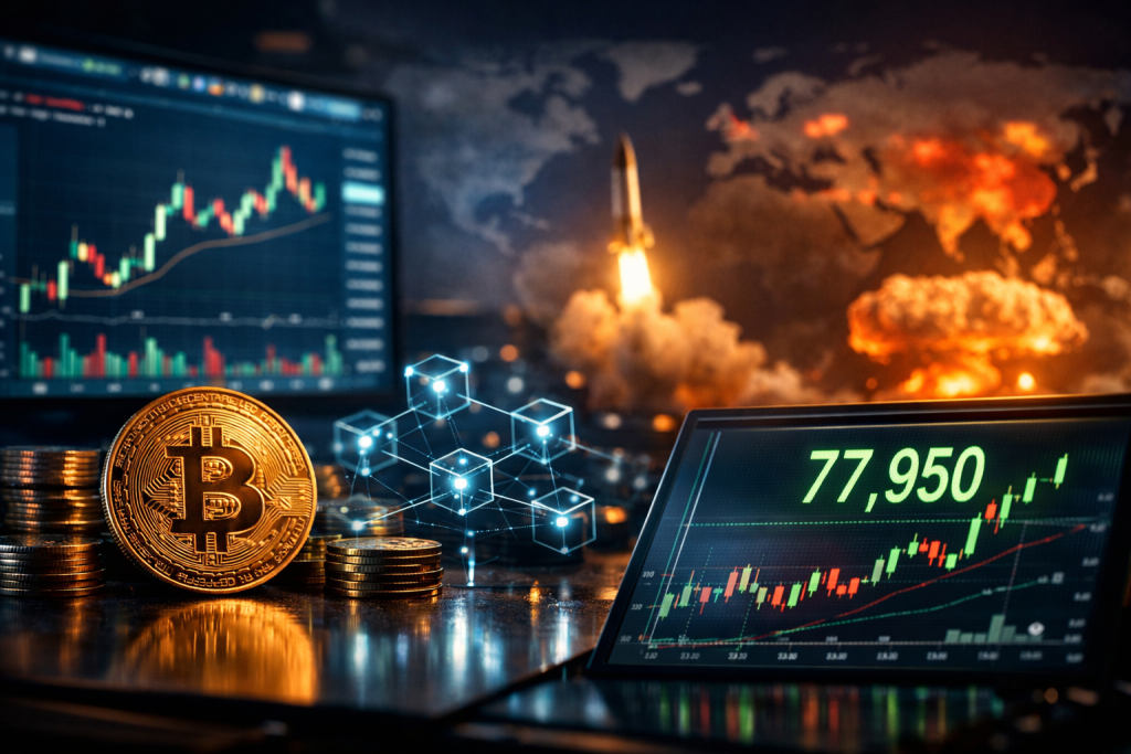 Bitcoin Stays Strong Near $78,000 Amid Rising Geopolitical Tensions – featured image