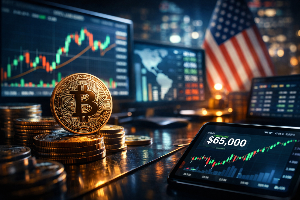 Bitcoin Surges Past $65K as Market Awaits U.S. CPI Data – featured image