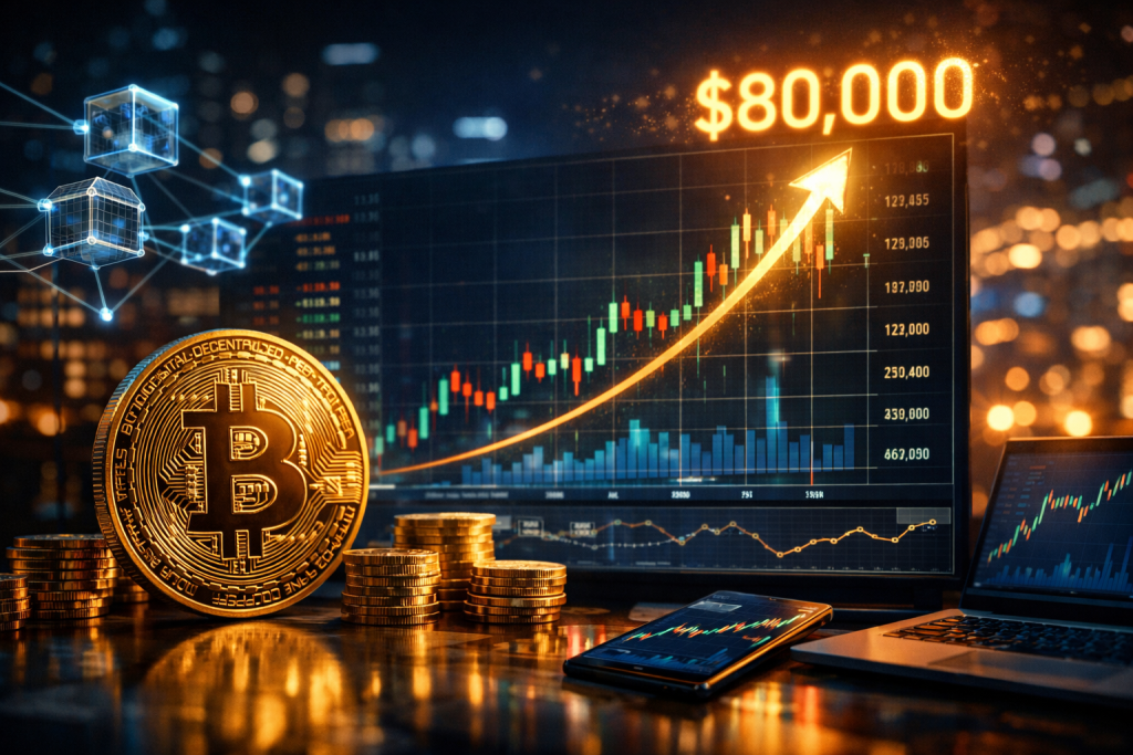 Bitcoin Surges to New Heights: Can $80K Become a Reality? – featured image