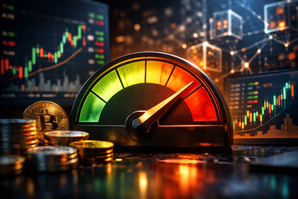 Crypto Greed Gauge Surges, Echoing Pre-Wipeout Levels of 2023 Crypto Greed Gauge Surges, Echoing Pre-Wipeout Levels of 2023 – featured image