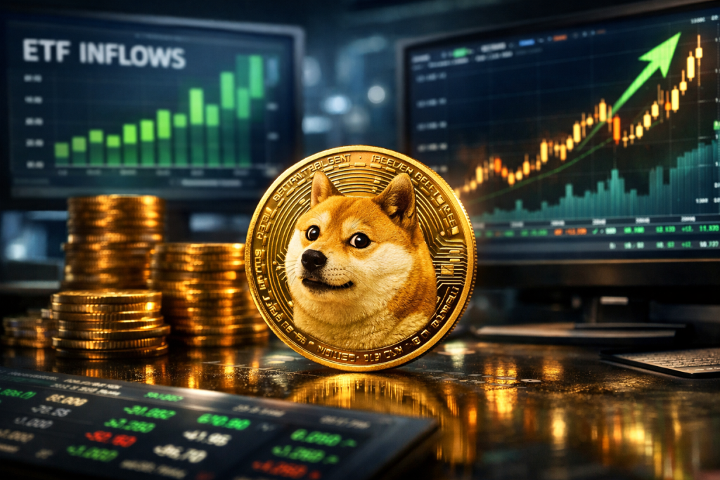 Dogecoin Surges 45% as Institutional ETF Inflows Reach New Heights – featured image