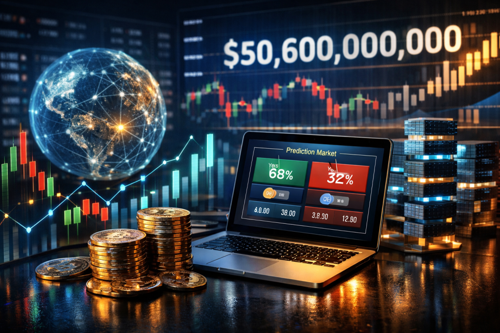 Prediction Markets Surge to Unprecedented $50.6 Billion in July – featured image