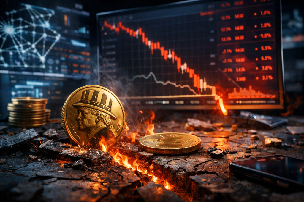 Trump Digital Gold Token Plummets 99% in Alleged Rug Pull on Solana – featured image