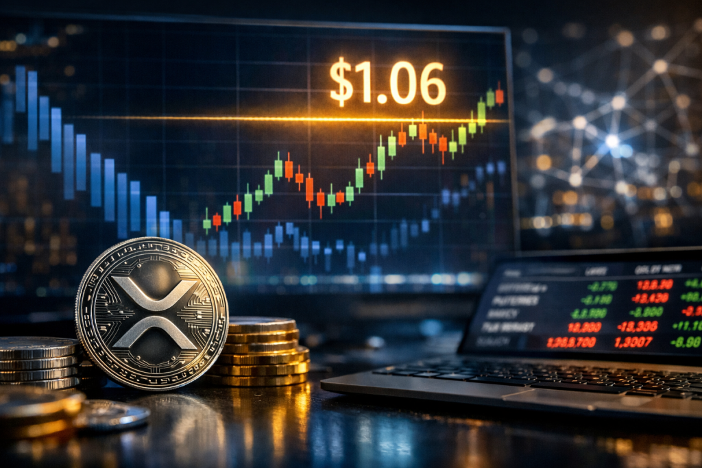 XRP Price Approaches $1.06 as Open Interest Dips to Six-Month Low – featured image