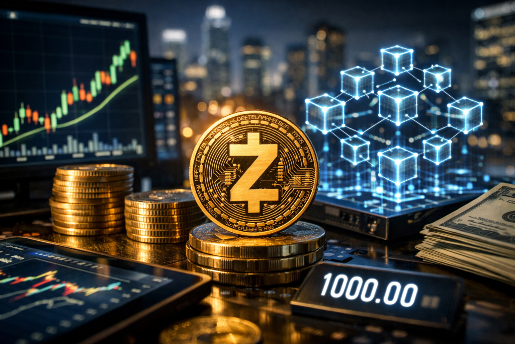 A New Milestone for Zcash: The Privacy Coin Hits $1,000 as Wall Street Takes Notice – featured image