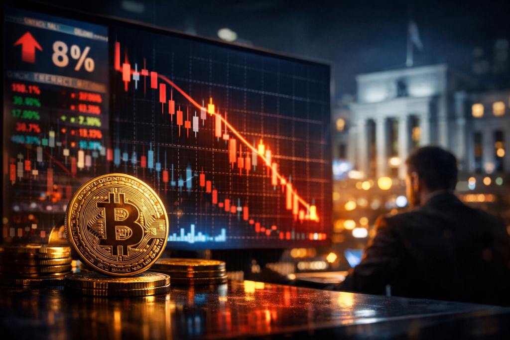 Bitcoin Struggles Below $80K Amid Fed Rate Hike Speculation – featured image