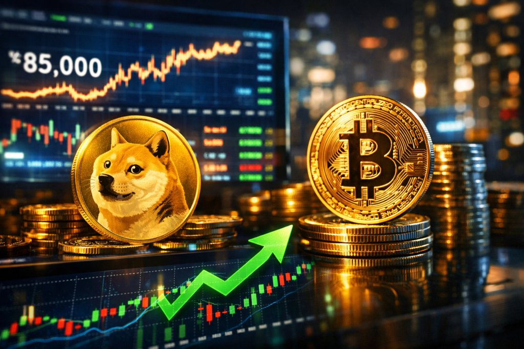 Dogecoin Surges 15%, Leading Crypto Market Rebound as Bitcoin Holds Steady Above $85K – featured image