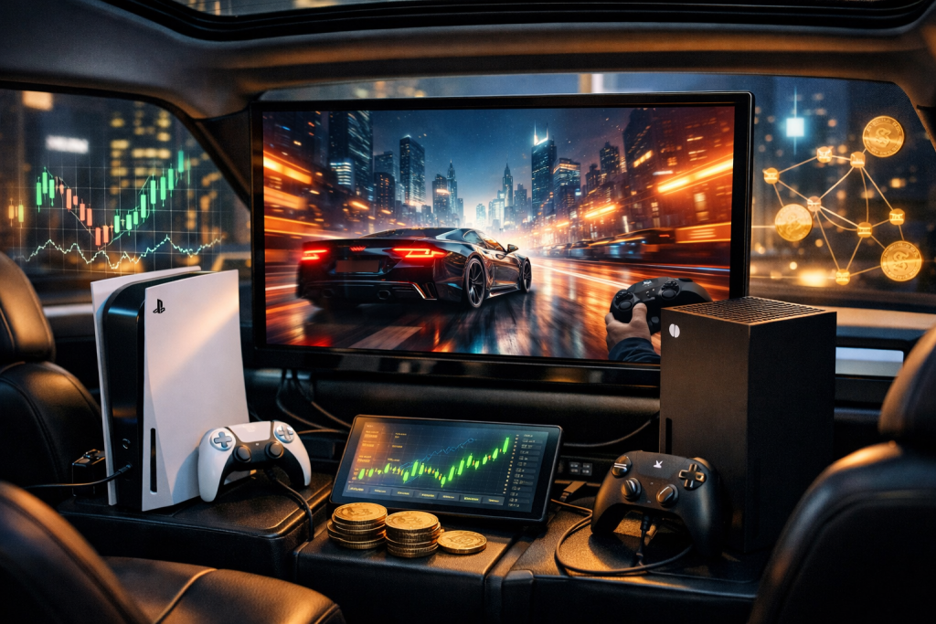 Tesla's Cybercab Revolutionizes In-Car Entertainment with Console Connectivity – featured image