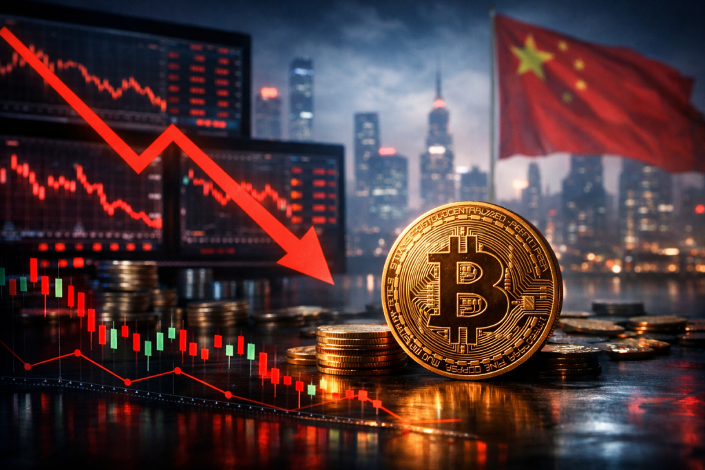 Asian Markets Dive as Bitcoin Follows Amidst China's Economic Concerns – featured image