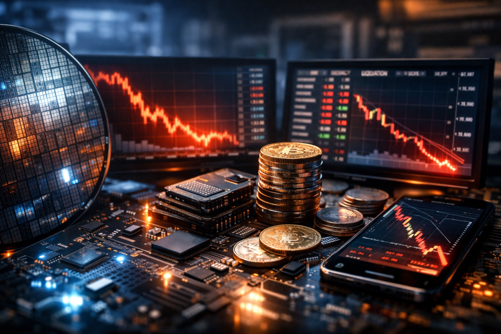 Asia's Chip Crisis Triggers Massive Liquidations, Outpacing XRP Bet Losses – featured image
